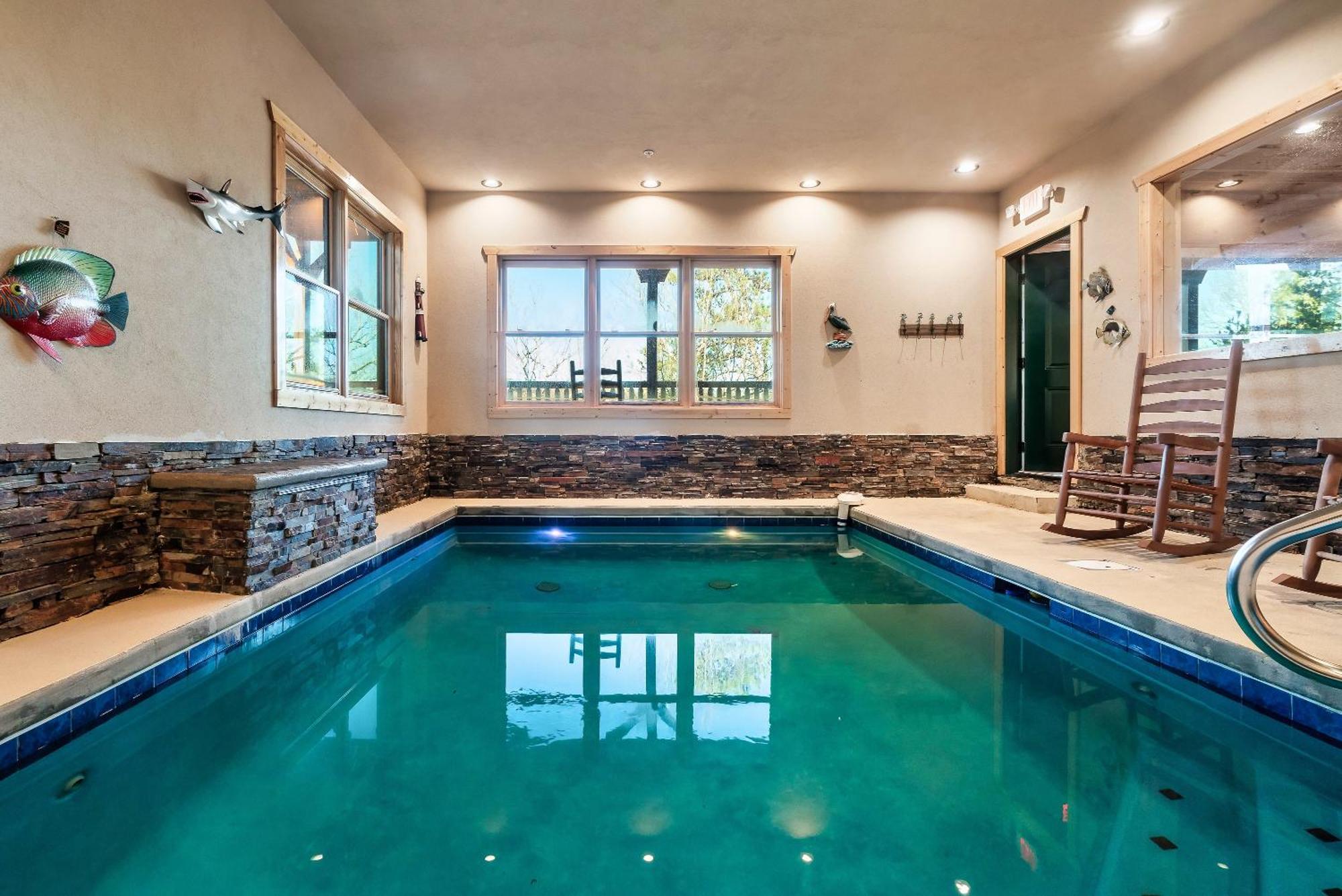 Full Equipped Cabin With A Pool And Game Room Smokies Views Gatlinburg Exterior photo